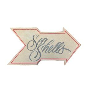 Vintage Sea Shells Sign